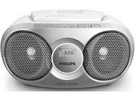 CD DAB+ rádioprehrávač PHILIPS AZ215S Strieborný CD DAB+ rádioprehrávač PHILIPS AZ215S Strieborný