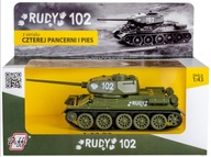 T-34-85 RUDY 102 tank 1:43 Daffi