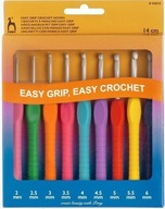 Ergonomická súprava háčikov PONY EASY GRIP Ergonomická súprava háčikov PONY EASY GRIP