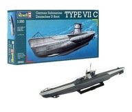Loď 1:350 U-Boat Nemecká ponorka TYP VII C ____________