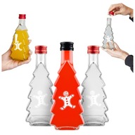 5x fľaša VIANOČNÝ STROMČEK 250ml S POTLAČOU likérové tinktúry šťava VIANOČNÉ FĽAŠE 5x fľaša VIANOČNÝ STROMČEK 250ml S POTLAČOU likérové tinktúry šťava VIANOČNÉ FĽAŠE