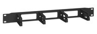 1U organizér káblov pre 19 rackových skríň, 4x67mm, čierny 1U organizér káblov pre 19 rackových skríň, 4x67mm, čierny