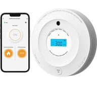 Aegislink Wi-Fi hlásič dymu oxidu uhoľnatého s LCD displejom Aegislink Wi-Fi hlásič dymu oxidu uhoľnatého s LCD displejom