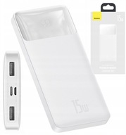 BASEUS POWERBANK MALÝ ĽAHKÝ POHODLNÝ 2X USB USB-C micro USB 10000mAh 15W BASEUS POWERBANK MALÝ ĽAHKÝ POHODLNÝ 2X USB USB-C micro USB 10000mAh 15W