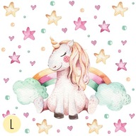 L samolepky na stenu UNICORN jednorožec 50x100cm L samolepky na stenu UNICORN jednorožec 50x100cm