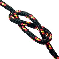Pletené polypropylénové lano ČIERNA 4mm 100m Pletené polypropylénové lano ČIERNA 4mm 100m