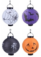 Svietiaca lampa Tienidlo tekvice LED pre halloweenske lampáše 4 ks