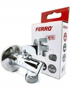 FERRO ventil uhlový guľový kohút s filtrom 1/2x1/2 Z1212KF FERRO ventil uhlový guľový kohút s filtrom 1/2x1/2 Z1212KF