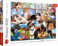 Puzzle 500 Cat Family 37425 Puzzle 500 Cat Family 37425