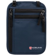 Cestovná peňaženka na krk Puzdro na pas Doklady Ochrana RFID / KORUMA Cestovná peňaženka na krk Puzdro na pas Doklady Ochrana RFID / KORUMA