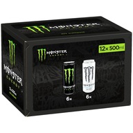 Monster Energy + Zero energy drink MIX SET 12x 500ml