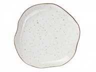 Porcelánový tanier 28 cm Doba kamenná LUBIANA krém