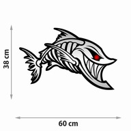 NÁLEPKA RYBIČKA NA LOĎ LOĎ AUTO 60 cm + ZADARMO NÁLEPKA RYBIČKA NA LOĎ LOĎ AUTO 60 cm + ZADARMO