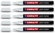 EDDING 791 popisovač olejový biely x 5 KS