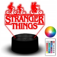 STRANGER THINGS 3D LED NOČNÁ LAMPA DARČEK NÁZOV