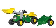 Detský pedálový traktor Rolly Toys s vedierkom
