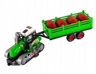 VEĽKÝ PRASKNUTÝ TRAKTOR S PRÍvesom Rôzne farby VEĽKÝ PRASKNUTÝ TRAKTOR S PRÍvesom Rôzne farby