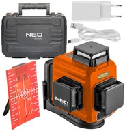 NEO 75-104 3D KRÍŽOVÝ LASER 360° 15m + Púzdro NEO 75-104 3D KRÍŽOVÝ LASER 360° 15m + Púzdro