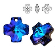 6866 mm 20 Swarovski Cross Heliotrope Hel 6866 mm 20 Swarovski Cross Heliotrope Hel