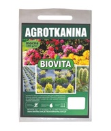 Silná čierna agrotextília 1,6 x 5m 100g/m2 Biovita