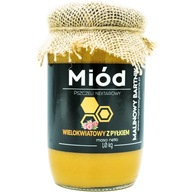 MED S VČELÍM PELOM - 1KG, 100% ZDRAVOTNÝ MED S VČELÍM PELOM - 1KG, 100% ZDRAVOTNÝ