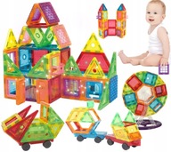 Veľké MAGNETICKÉ BLOKY Vzdelávacia stavebná 3D sada PANELY 106 ELEMENTOV. Veľké MAGNETICKÉ BLOKY Vzdelávacia stavebná 3D sada PANELY 106 ELEMENTOV.
