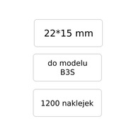 NIIMBOT Labels Samolepky pre B3S 22*15mm 1200ks