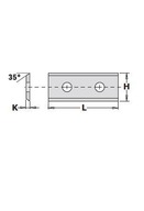 CMT FRÉZOVACIA DESKA HWM 49,5x9x1,5 350124