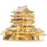 Piececool kovové puzzle 3D model Tengwang Pavilion