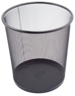 Kovový odpadkový kôš Titanium BLACK 28x26,5 prelamovaný Kovový odpadkový kôš Titanium BLACK 28x26,5 prelamovaný