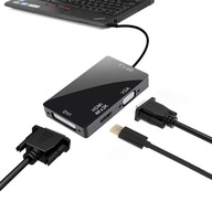 ADAPTÉR MINI DisplayPort DP na HDMI 4K VGA DVI MAC ADAPTÉR MINI DisplayPort DP na HDMI 4K VGA DVI MAC