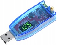 DC menič USB napájací zdroj nastaviteľný 0,6V - 25V 3W automatické zostupovanie