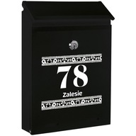 BLACK Letterbox UV tlač viacerých vzorov BLACK Letterbox UV tlač viacerých vzorov