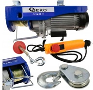 Navijak Elektrický navijak 1300W 230V 400kg 800kg zdvih 12m Navijak Elektrický navijak 1300W 230V 400kg 800kg zdvih 12m