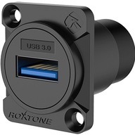 Panelová zásuvka Roxtone RAU3D-B USB 3.0