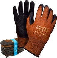 SPANDI rukavice LATEX potiahnuté pracovné rukavice silné x12 párov 10 / XL SPANDI rukavice LATEX potiahnuté pracovné rukavice silné x12 párov 10 / XL
