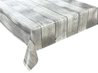 Obrus na meter Rozmery Obrus Obrus na stôl Sivé dosky Drevo 200x140 cm Obrus na meter Rozmery Obrus Obrus na stôl Sivé dosky Drevo 200x140 cm