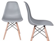 Škandinávska stolička PARIS sivá