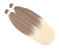 Kanekalon syntetické vlasy 2 chvosty 70 cm OMBRE vrkoče PREDNATAŽENÉ Kanekalon syntetické vlasy 2 chvosty 70 cm OMBRE vrkoče PREDNATAŽENÉ