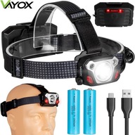 NABÍJACÍ LED SVETLOMET 2x18650 USB-C SST40 1200lm VAYOX NABÍJACÍ LED SVETLOMET 2x18650 USB-C SST40 1200lm VAYOX