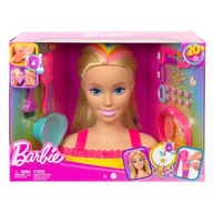 Barbie Styling Head Neon Rainbow Blonde