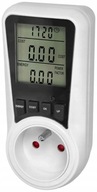 Wattmeter s LCD, 2 tarify, energetická kalkulačka, 16A