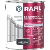 Rafil na brány a ploty, antikorózny smalt, antracitovo sivá, 3l Rafil na brány a ploty, antikorózny smalt, antracitovo sivá, 3l