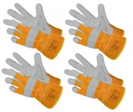 Kožené montážne pracovné rukavice RBŻ 10-XL 12 PAIROV