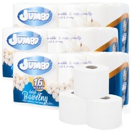 Toaletný papier JUMBO COTTON 3W 48 ROLLS Toaletný papier JUMBO COTTON 3W 48 ROLLS