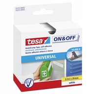 Odnímateľná páska na suchý zips Tesa 55225 2,5mx20mm biela Odnímateľná páska na suchý zips Tesa 55225 2,5mx20mm biela