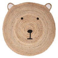 24h Detský koberec Jutový medveď do detskej izby
