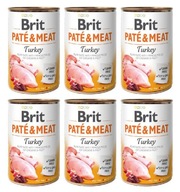 Brit Pate&Meat Morčacie 6x400g Brit Pate&Meat Morčacie 6x400g