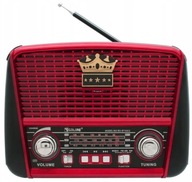 Rádiový retro solárny nabíjateľný USB prenosný reproduktor Rádiový retro solárny nabíjateľný USB prenosný reproduktor