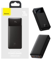 BASEUS POWER BANK 20000MAH 3X USB USB-C 15W + KÁBEL BASEUS POWER BANK 20000MAH 3X USB USB-C 15W + KÁBEL